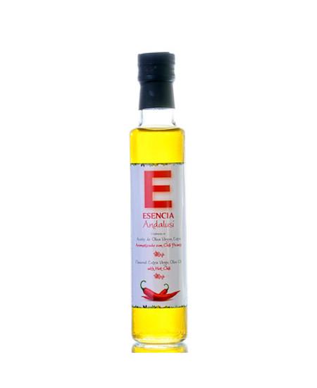 Aceite de Oliva Virgen Extra Aromatizado con Chili Picante 250 ml Esencia Andalusí
