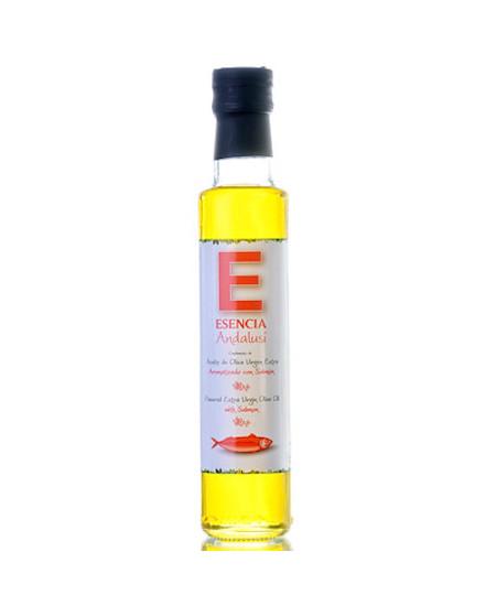 Aceite de Oliva Virgen Extra Aromatizado con Salmón 250 ml Esencia Andalusí