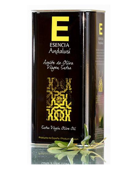 Variedad Aceite de Oliva Virgen Extra en lata de 1L, variedad Coupage Esencia Andalusí