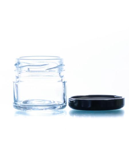 Tarros de vidrio de 30 ml, redondos con tapa a rosca Esencia Andalusí