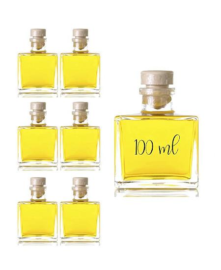 Variedad Botella cuadrada de cristal vacía 100ml Esencia Andalusí