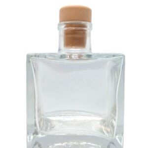 Variedad Botella decorativa de cristal Cuadrada 100 ml Esencia Andalusí