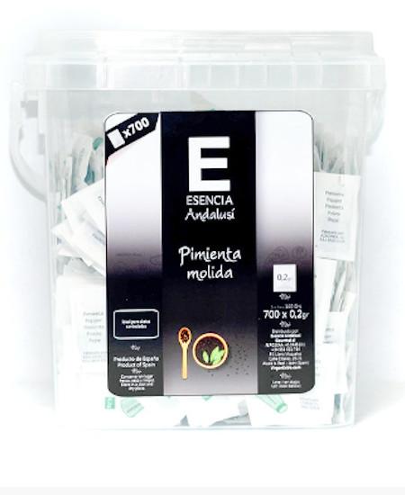 Monodosis Pimienta Sobres de 0,2gr disponibles en tres formatos Esencia Andalusí
