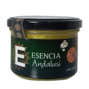 Variedad Mousse de Aceite de Oliva Virgen Extra a la Pizza en tarro de vidrio de 180gr Esencia Andalusí