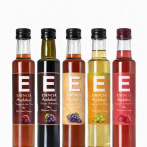 Tipos de Vinagres Caseros en botella de cristal 250 ml