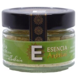 Variedad Polvo de Aceite de Oliva Virgen Extra y Albahaca 50gr en tarro de cristal Esencia Andalusí