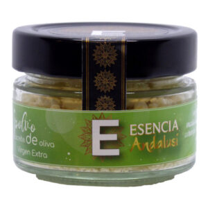 Variedad Polvo de Aceite de Oliva Virgen Extra Natural 50gr en tarro de cristal Esencia Andalusí