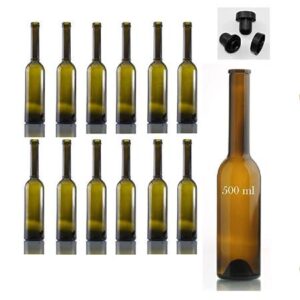 Variedad Pack Botellas Sorgente vacías Cristal 500ml Esencia Andalusí