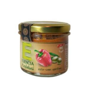 Variedad Paté Casero de Aceituna Verde y Almendra Tapenade 110gr con Aceite de Oliva Virgen Extra Esencia Andalusí