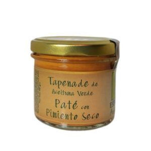 Variedad Paté Casero de Aceituna Verde y Almendra Tapenade 110gr con Aceite de Oliva Virgen Extra Esencia Andalusí