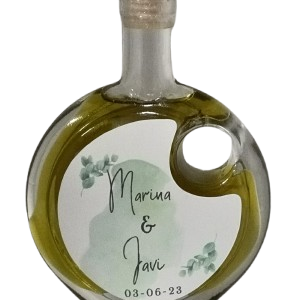 Botella ópalo 100 ml personalizada AOVE