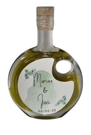 Botella ópalo 100 ml personalizada AOVE