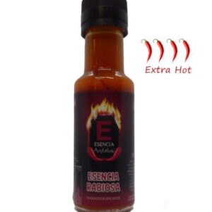 Variedad Salsa Picante Esencia Rabiosa botella cristal 100 ml Esencia Andalusí