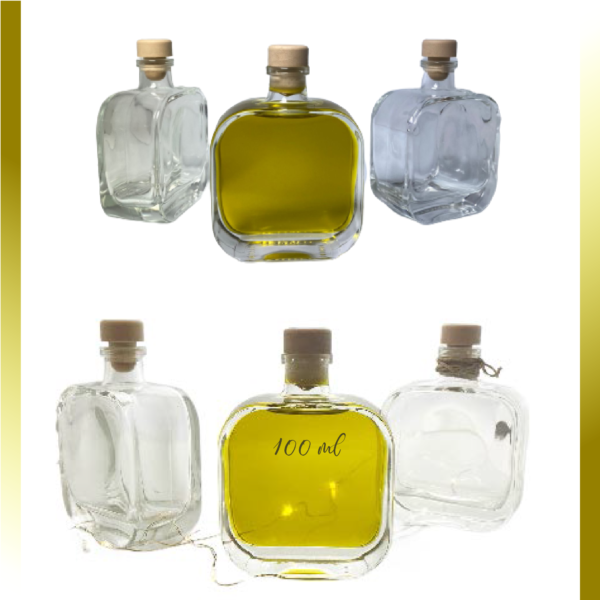 Botella decorativa de cristal Melanie 100ml 12/24 unidades - Imagen 4