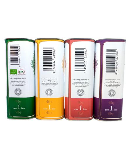 Variedad Distintas variedades Virgen Extra: pack 4 latas de 1L Esencia Andalusí