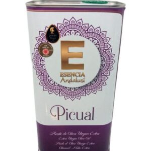 Variedad Aceite Virgen Extra Premium Picual lata 1 litro Esencia Andalusí