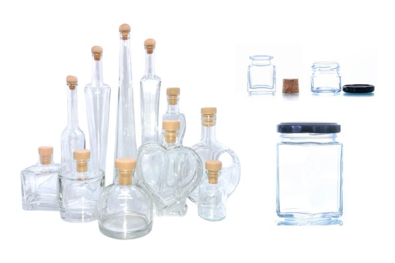 Variedad Envases, Botellas y tarros de cristal Esencia Andalusí