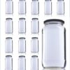 Tarro de cristal de 1 litro, redondo con tapa a rosca Esencia Andalusí