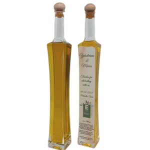 Botellas para regalo de bodas 100ml Aceite de Oliva Virgen Extra Esencia Andalusí