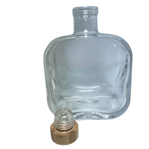 Botella decorativa de cristal Melanie 500ml 12/6 unidades