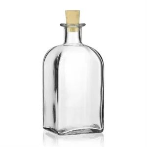 Botella de vidrio Frasca 100ml tapón corcho 12/24 uds