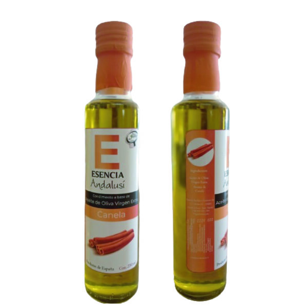 Aceite de Oliva Aromatizado con Canela 250 ml - Imagen 2