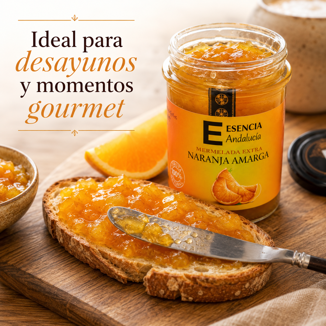 Mermelada Casera de Naranja Amarga en tarro de cristal de 210 gr - Imagen 4