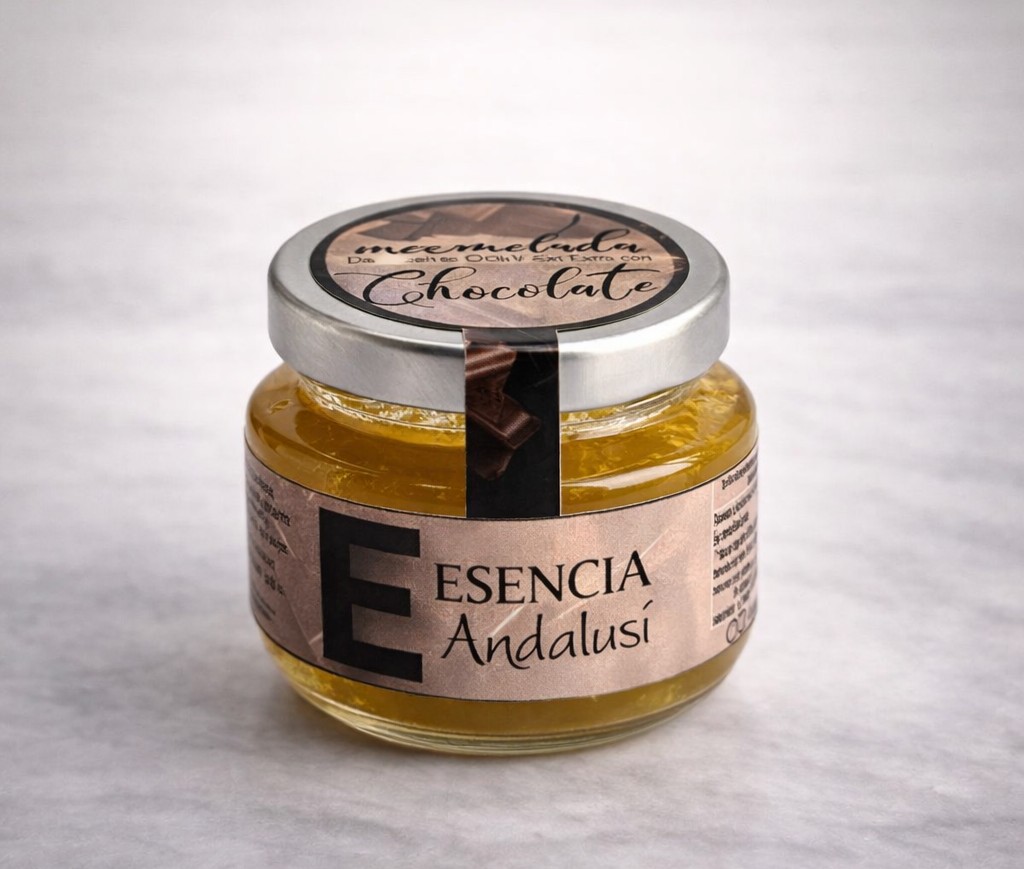 Mermelada de Aceite de Oliva Virgen Extra con Sabor a Chocolate 50 gr - Imagen 2