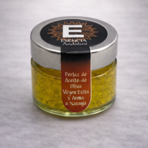 Perlas de Aceite de Oliva con Naranja 50 gr