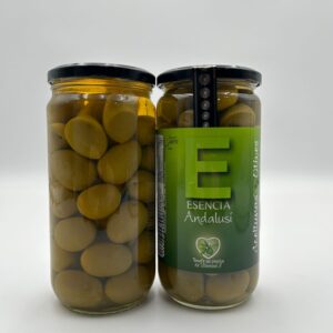 Aceitunas Gordal Con Hueso 700 gr en tarro de cristal.
