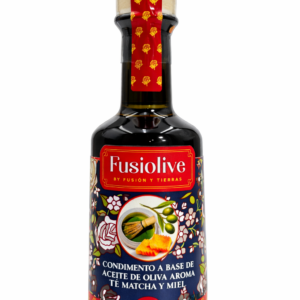 Aceite de Oliva Aromatizado con Té Macha y Miel 250 ml